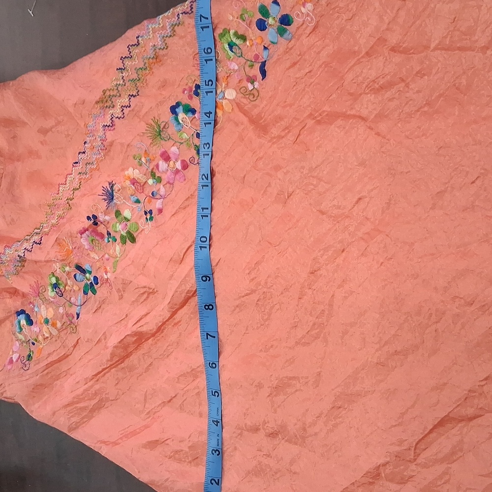 The J. Peterman Company Coral Pink Evening Dress Size 6 - Picture 8 of 10
